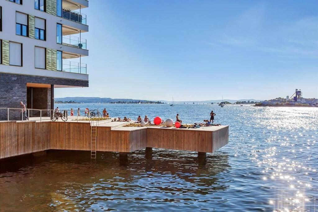 Tjuvholmen / Aker Brygge - Most Expensive Area In Oslo! Leilighet Eksteriør bilde